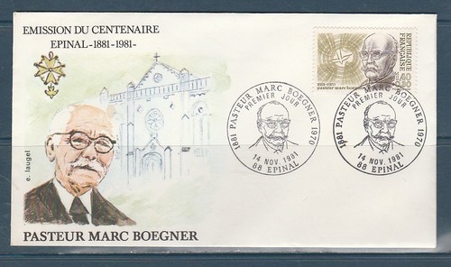 Enveloppe 1er jour - , pasteur