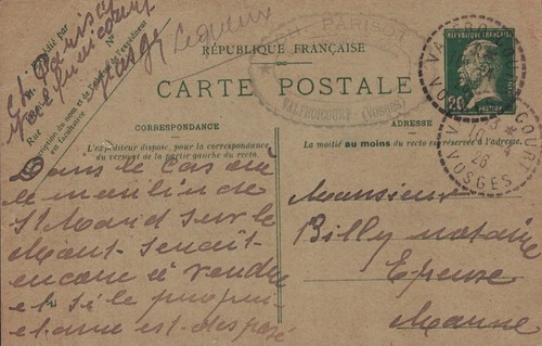 Vosges valfroicourt cachet - valfroicourt,