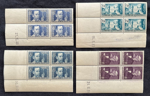Francobolli francia angoli - francobolli,
