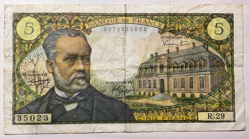 Francs pasteur 09 1966 - 5,