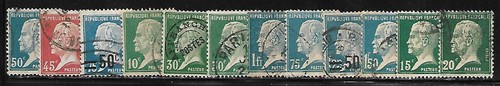 France 1923 timbres - 12,
