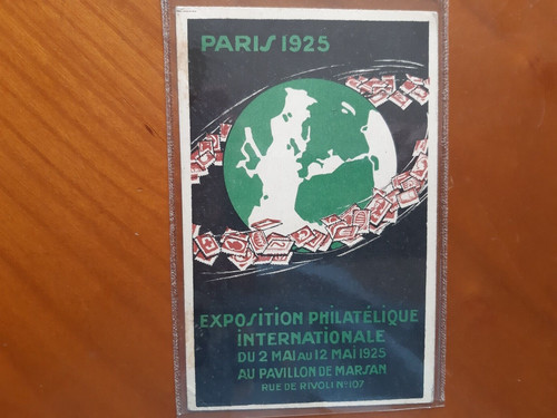 Expo philatelique paris 1925 - philatelique,