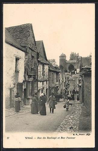 Cpa vitré rue - du, e