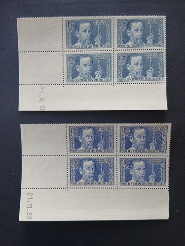 Blocs coins datés pasteur - blocs,