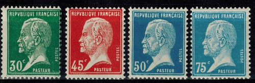 France timbres type - , pasteur