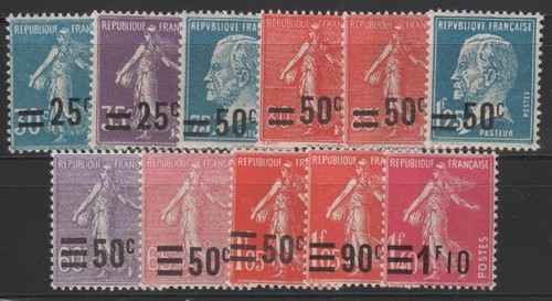 France yvert 217 228 11 - france,