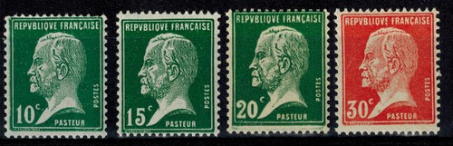France timbres type pasteur - timbres,
